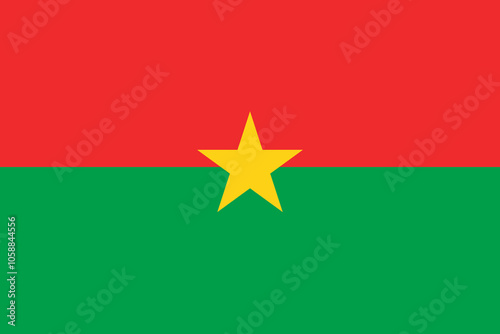 Flag of Burkina Faso photo