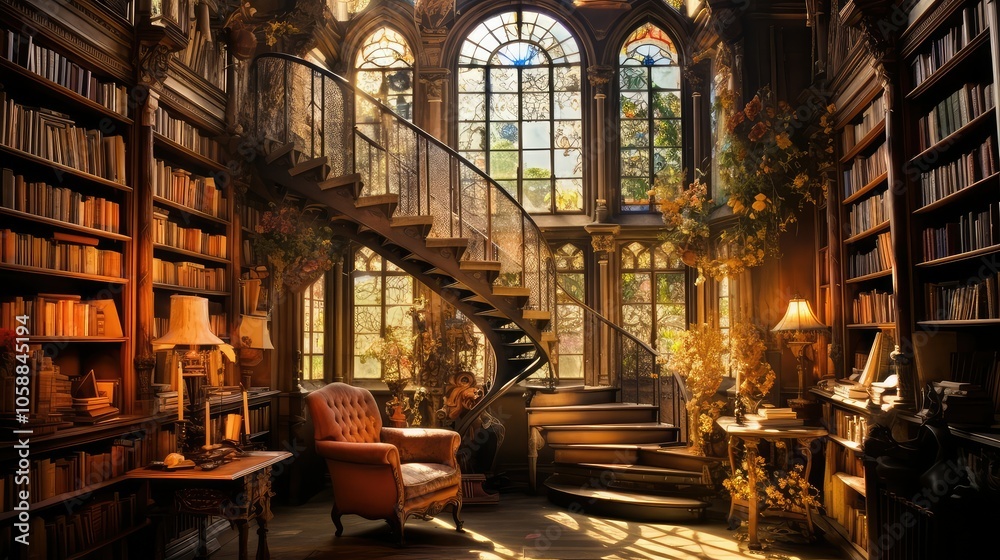library house book fantasy