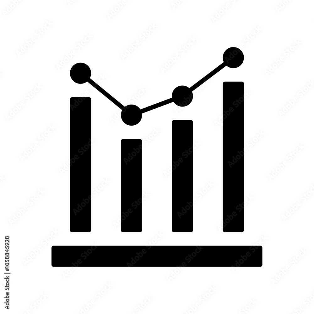 web chart graph icon, modern vector isolated on white background. web chart graph icon, modern vector isolated on white background.