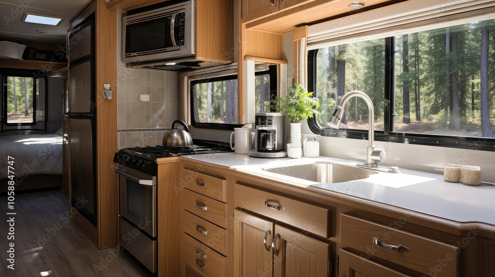 modern rv kitchen modern rv kitchen