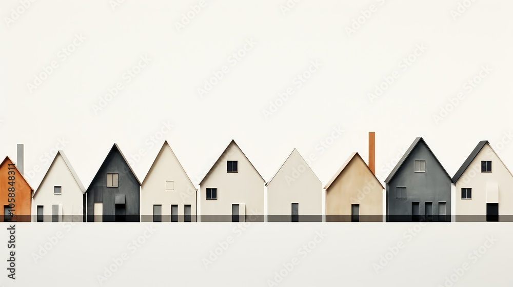 geometric abstract houses geometric abstract houses