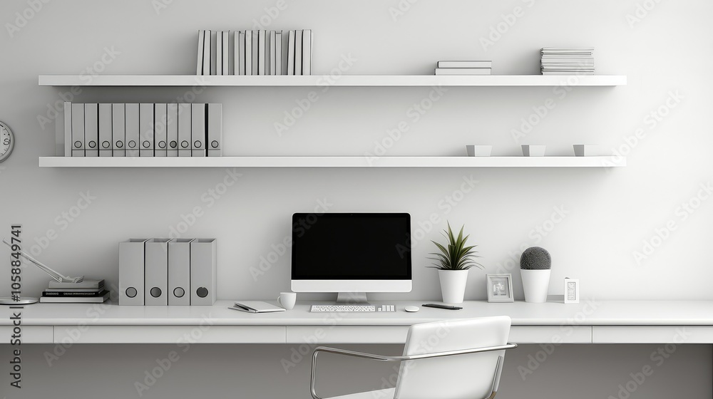 tidy clean empty house