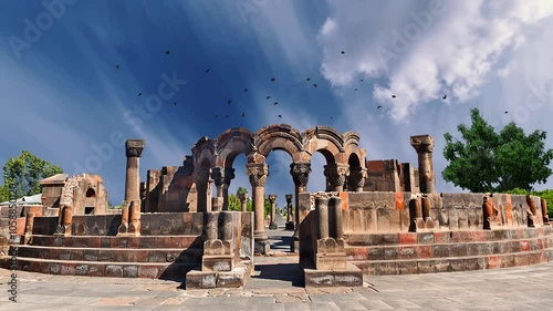 Zvartnots Cathedral, Armenia
Ruins of the Zvartnos temple in Yerevan, Armenia Famous landmark in Armenia. The ruins of the ancient medieval temple of Zvartnots, Armenia.
Old Ruins. Unesco World Sites