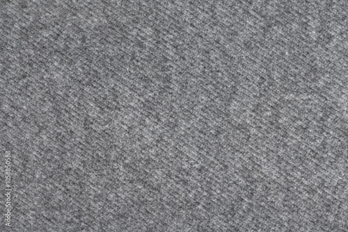 gray fabric drape coat texture background close up. dense fabric based on wool fibers photo