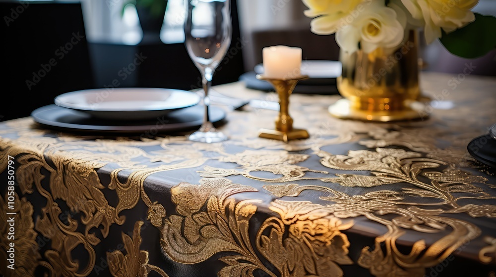 dining luxury gold pattern dining luxury gold pattern