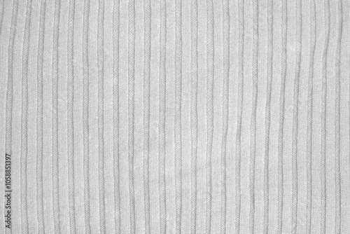 White natural texture of knitted wool textile material background. White cotton fabric woven canvas texture