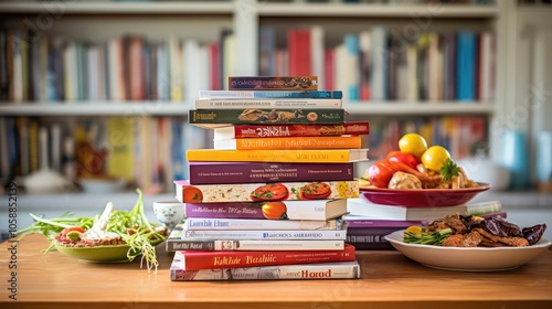Fototapeta Naklejka Na Ścianę i Meble -  cuisine cookbook book