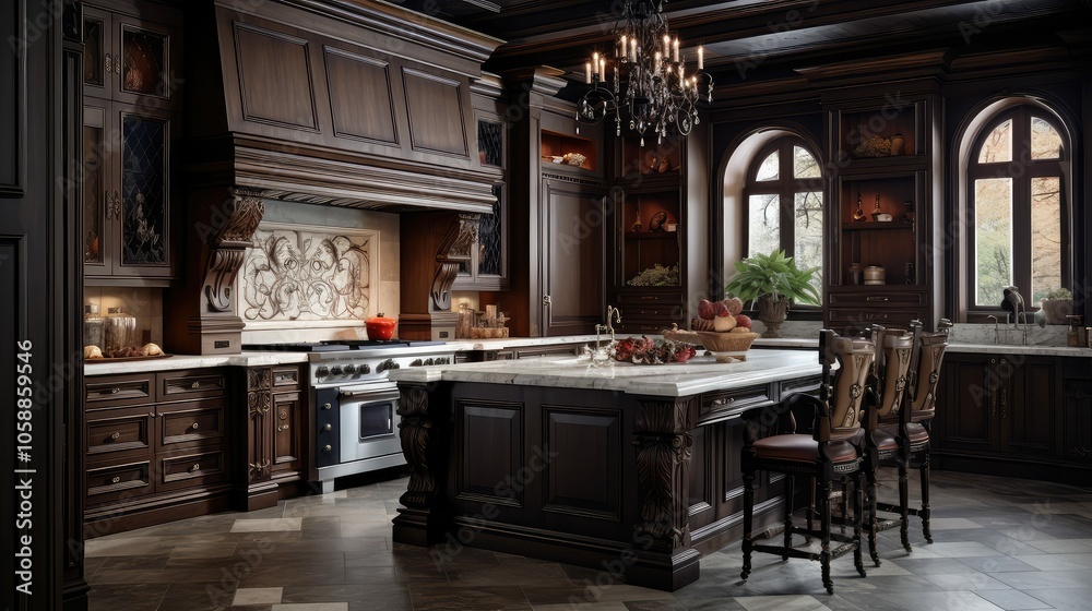 traditional dark wood kitchen traditional dark wood kitchen