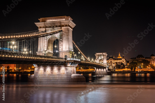 Budapest, Hungary, night in the city