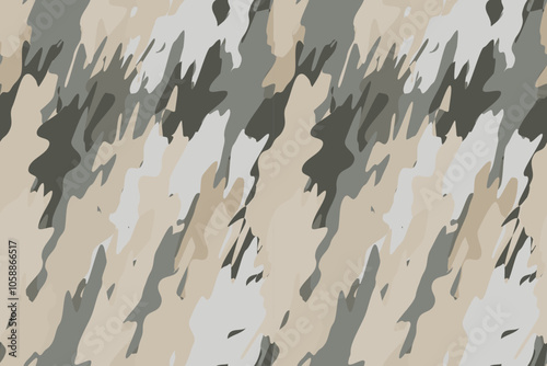 brown military camouflage seamless pattern for fabric, clothing, and uniform design