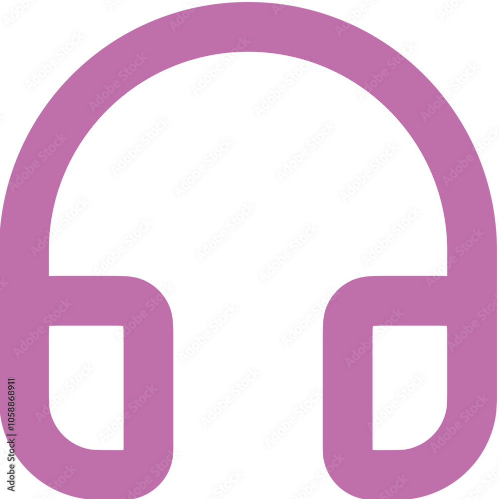 Headphones icon logo design Headphones icon logo design