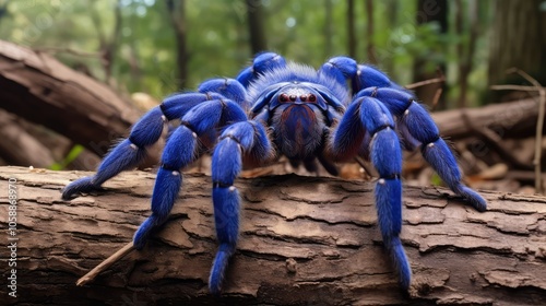 theraphosidae cobalt blue tarantula photo