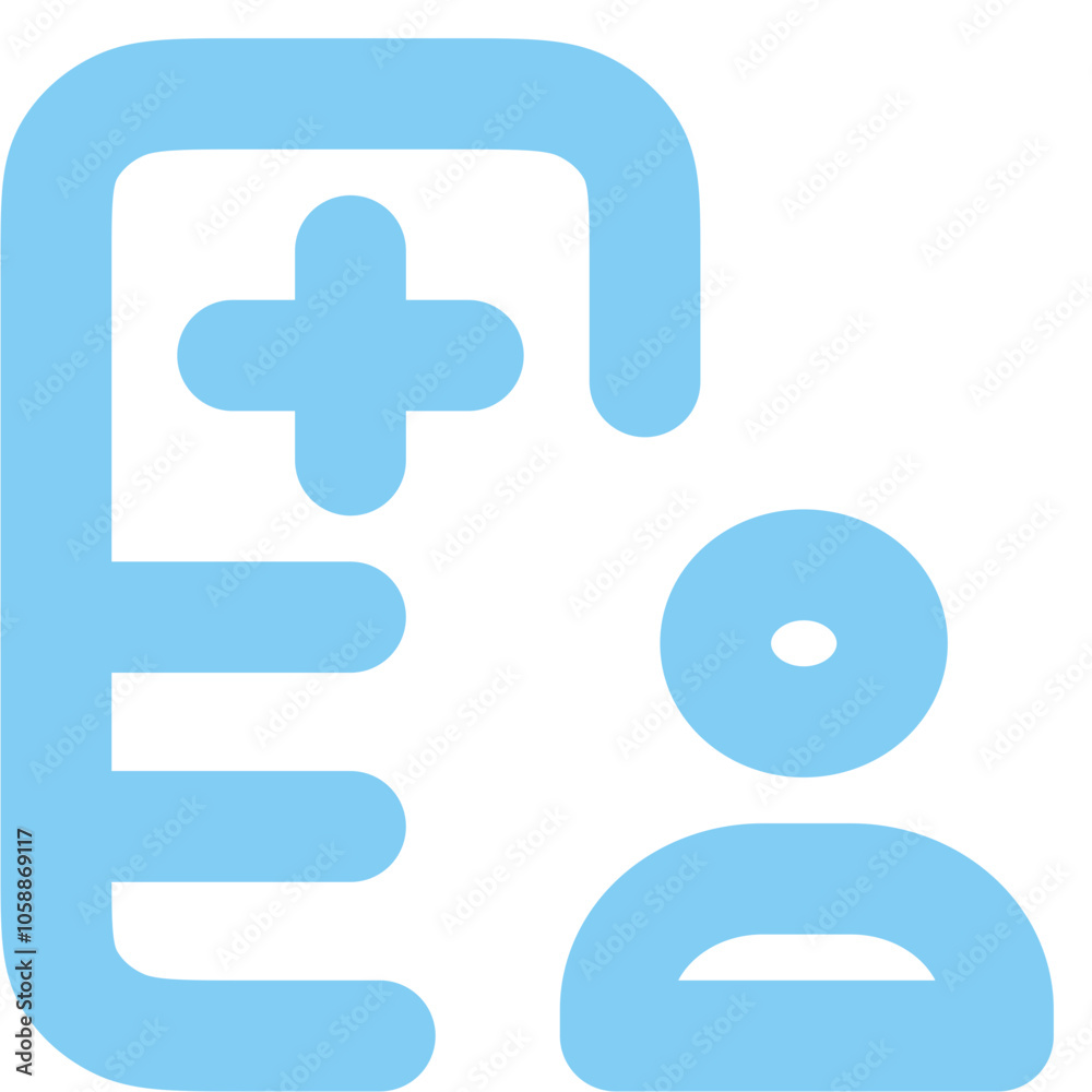 Obraz premium Hospital User icon logo design