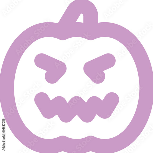 Jack O Lantern icon logo design