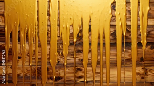photo gold paint dripping
