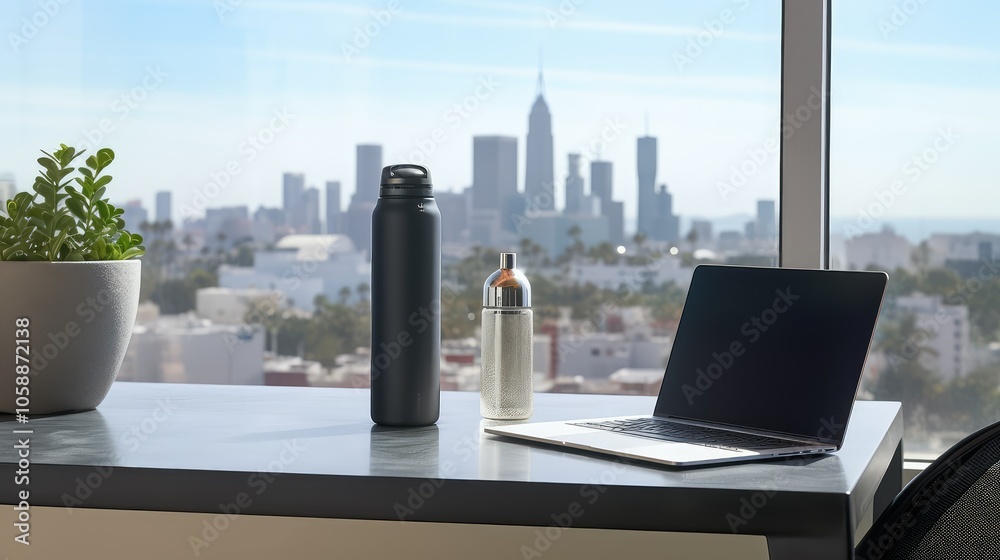 focal water bottle desk focal water bottle desk