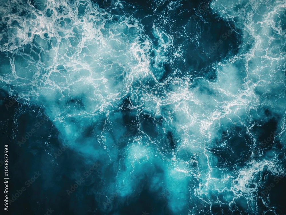 Coastal landscape from above