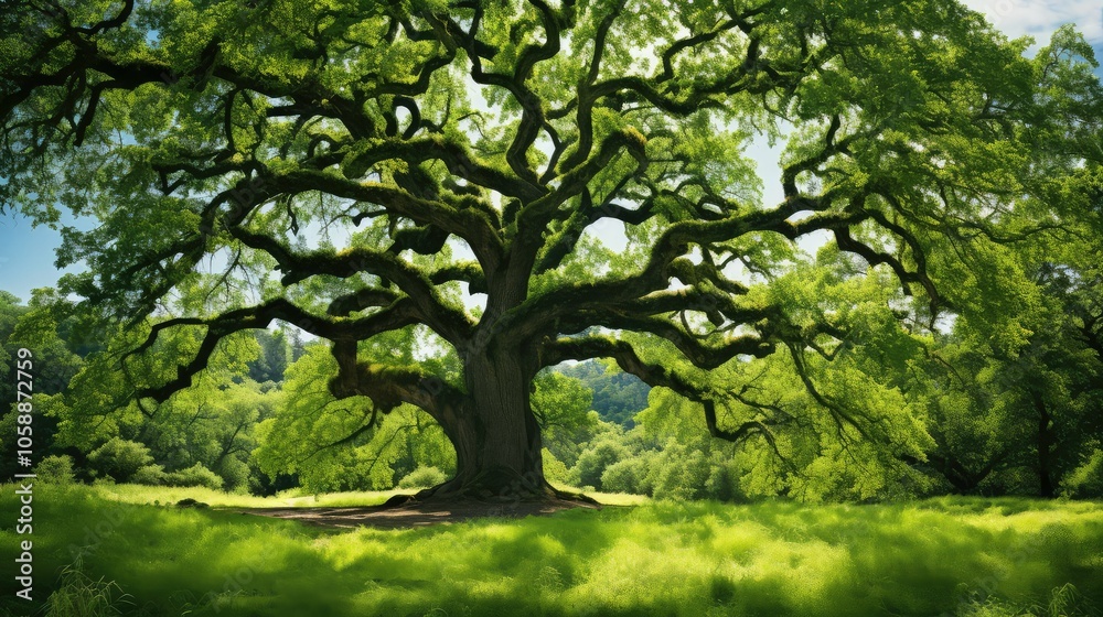 Fototapeta premium forest oregon white oak