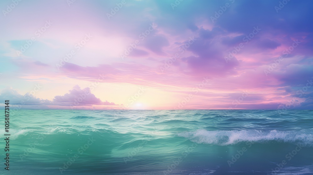 Fototapeta premium colors green blue purple gradient