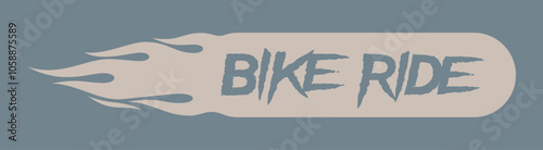 Vector abstract, stylized logo with the words 