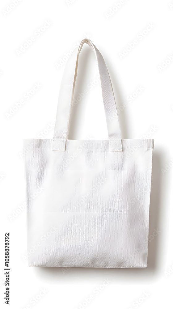 Blank Eco Friendly White tote bag mock up, isolated on white background. Blank Eco Friendly White tote bag mock up, isolated on white background.