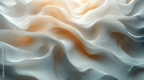 Abstract White Fabric Texture