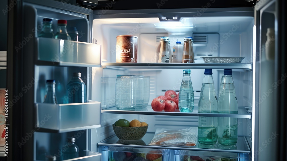 refreshment drinking water at refrigerator refreshment drinking water at refrigerator