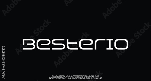 Futuristic font alphabet letters. Abstract technology space font and alphabet. Font for data science ,science, tech, space, medical, technology, digital interface projects. futuristic font Logo.
