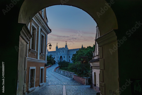 Lublin Old Town, Poland 1.08.2024. Lublin, the city of inspiration photo