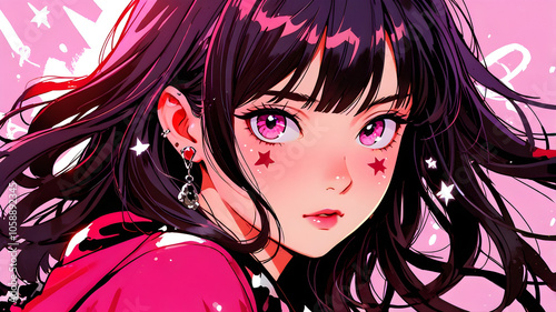 women smilling, smiling women , anime smiling illustrations, smiling anime girls, cute anime girls, Anime girl smilling, AI generative, Ai anime Wallpaper, ai generative anime	