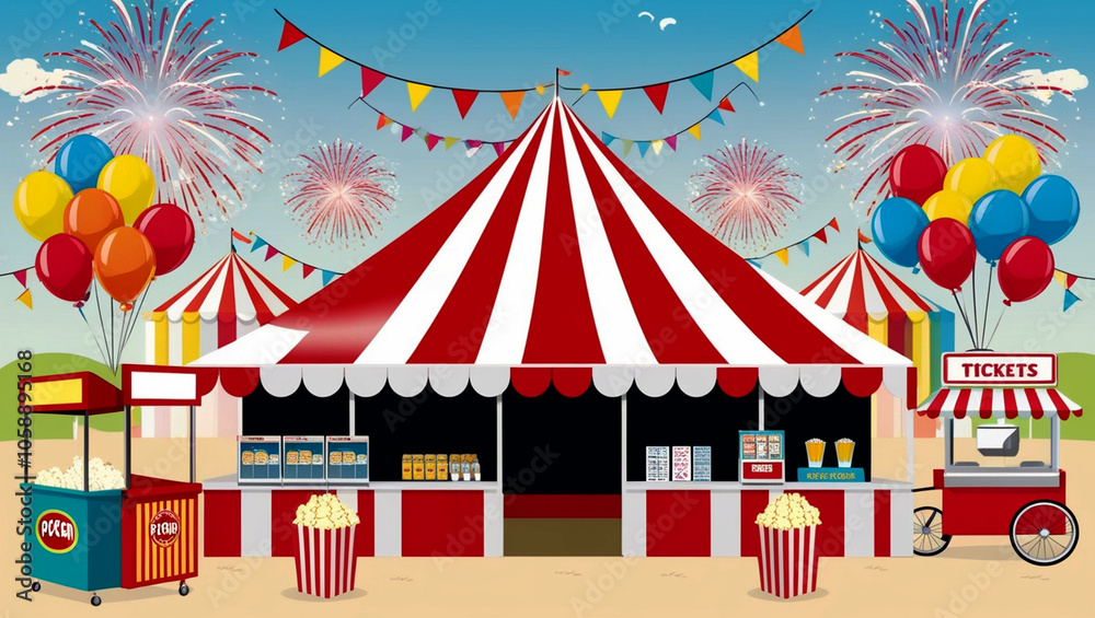 Carnival Festival Design, AI Generated Carnival Festival Design, AI Generated