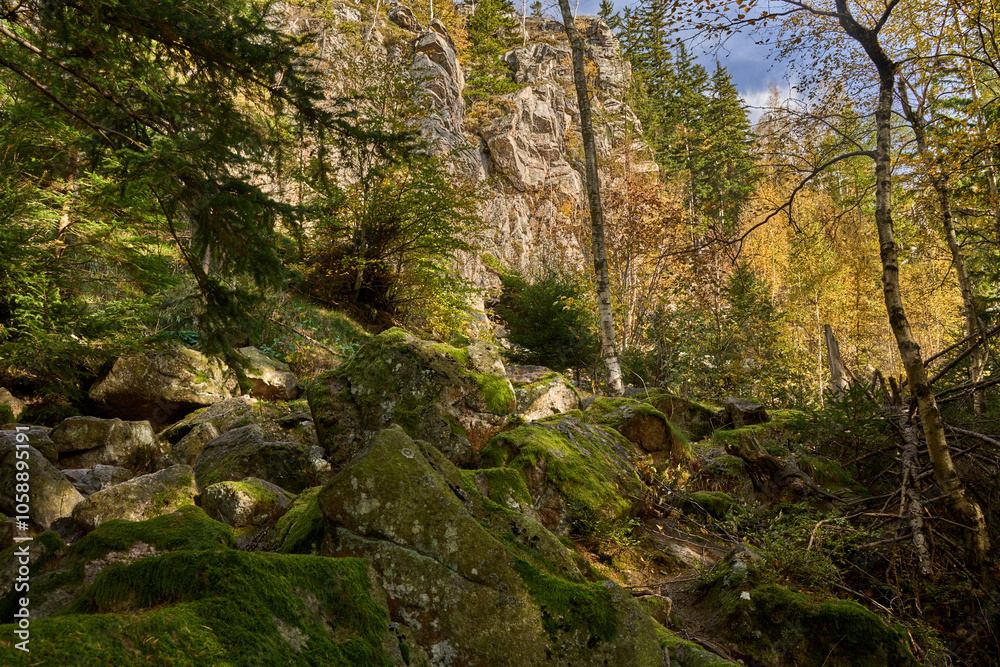 Krucze skały, formacje skalne, Karpacz Karkonosze Krucze skały, formacje skalne, Karpacz Karkonosze
