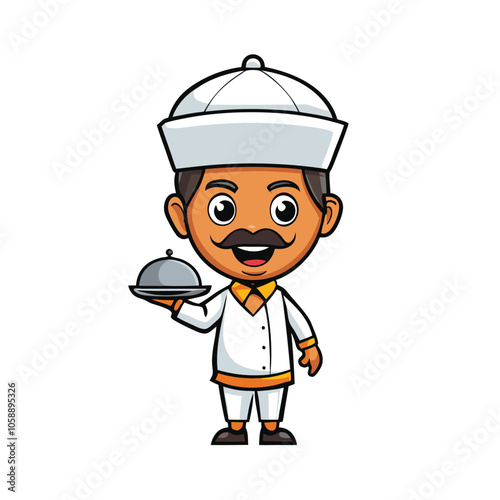 Professional Chef Holding a Dish in Hand - Culinary Presentation