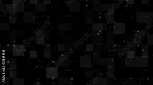 Animated background with digital elements