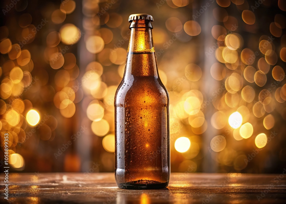 Craft Beer Bottle Packaging - Rustic Brown Glass Design Craft Beer Bottle Packaging - Rustic Brown Glass Design