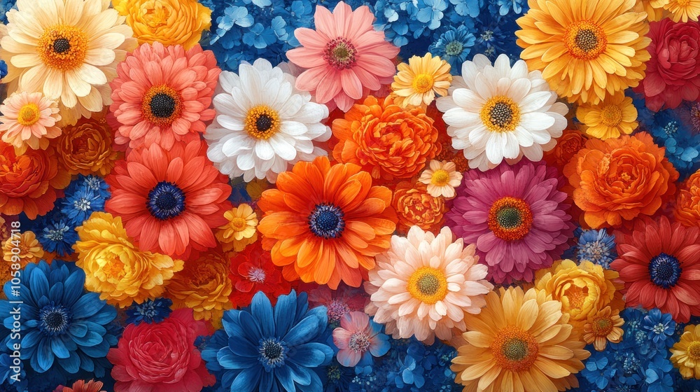 Colorful Flower Bouquet Colorful Flower Bouquet