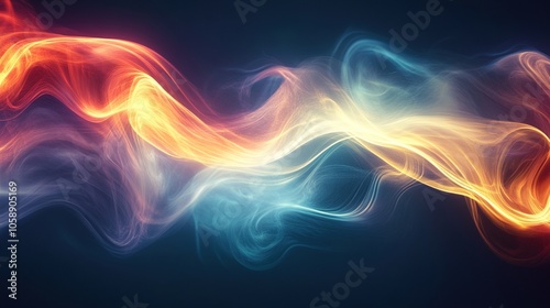 Enchanting Waves of Light: Exploring the Mystical Flow of Energy Through Nature's Colorful Essence