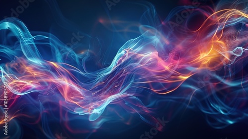 Enchanting Waves of Light: Exploring the Mystical Flow of Energy Through Nature's Colorful Essence