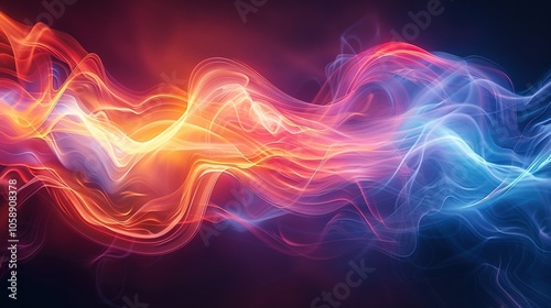 Enchanting Waves of Light: Exploring the Mystical Flow of Energy Through Nature's Colorful Essence