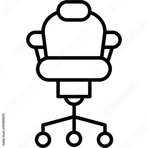 Ergonomic Chair Icon