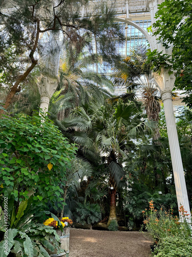 Das Große Palmenhaus Schönbrunn in Wien, Österreich