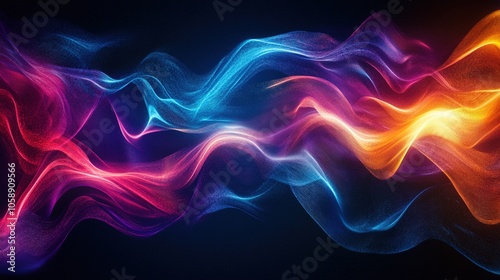 Enchanting Waves of Light: Exploring the Mystical Flow of Energy Through Nature's Colorful Essence