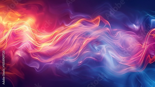 Wallpaper Mural Enchanting Waves of Light: Exploring the Mystical Flow of Energy Through Nature's Colorful Essence Torontodigital.ca