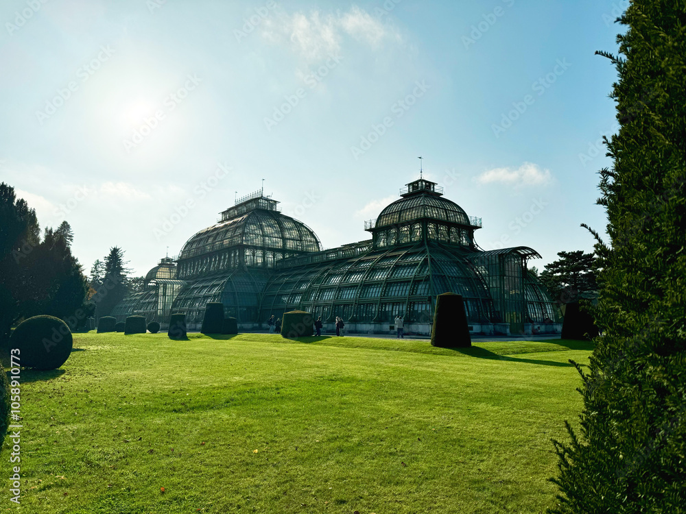 Das Große Palmenhaus Schönbrunn in Wien, Österreich