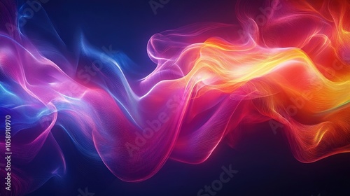 Enchanting Waves of Light: Exploring the Mystical Flow of Energy Through Nature's Colorful Essence