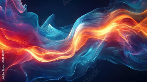 Enchanting Waves of Light: Exploring the Mystical Flow of Energy Through Nature's Colorful Essence