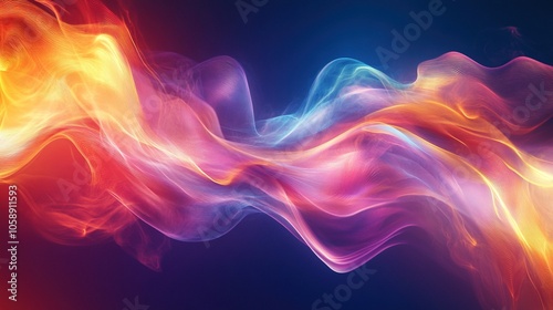 Enchanting Waves of Light: Exploring the Mystical Flow of Energy Through Nature's Colorful Essence