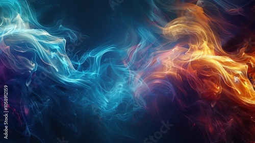 Enchanting Waves of Light: Exploring the Mystical Flow of Energy Through Nature's Colorful Essence