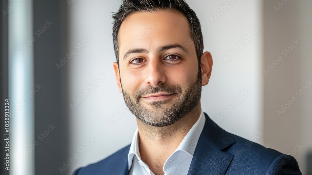 Confident Businessman in Professional Attire