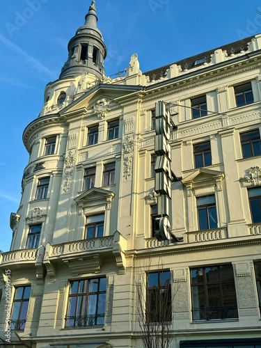 Prachtvolle Altbaufassaden am Ring im 1. Bezirk von Wien, Österreich